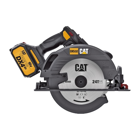 Caterpillar Cat 18V 1 FOR ALL 7-1/4 in. Cordless Circular Saw with Brushless Motor DX532